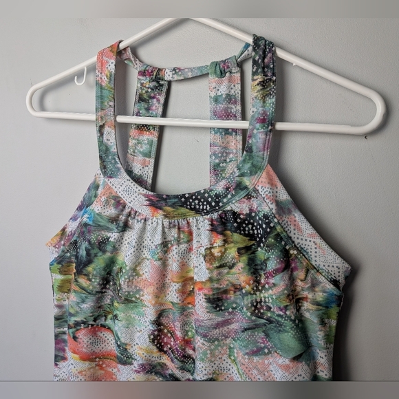 PRANA Cantine Outdoor Women Sleeveless Dress Inside Support Size S Colorful - Picture 3 of 12